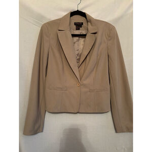 Women's Shape FX Beige 2 piece Beige Pinstripe pants set in Size 12